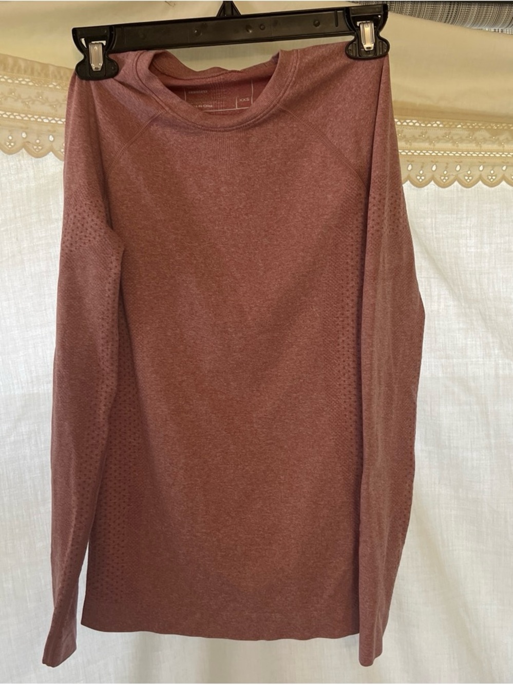 Figs Seamless Crewneck Top - Dusty Rose